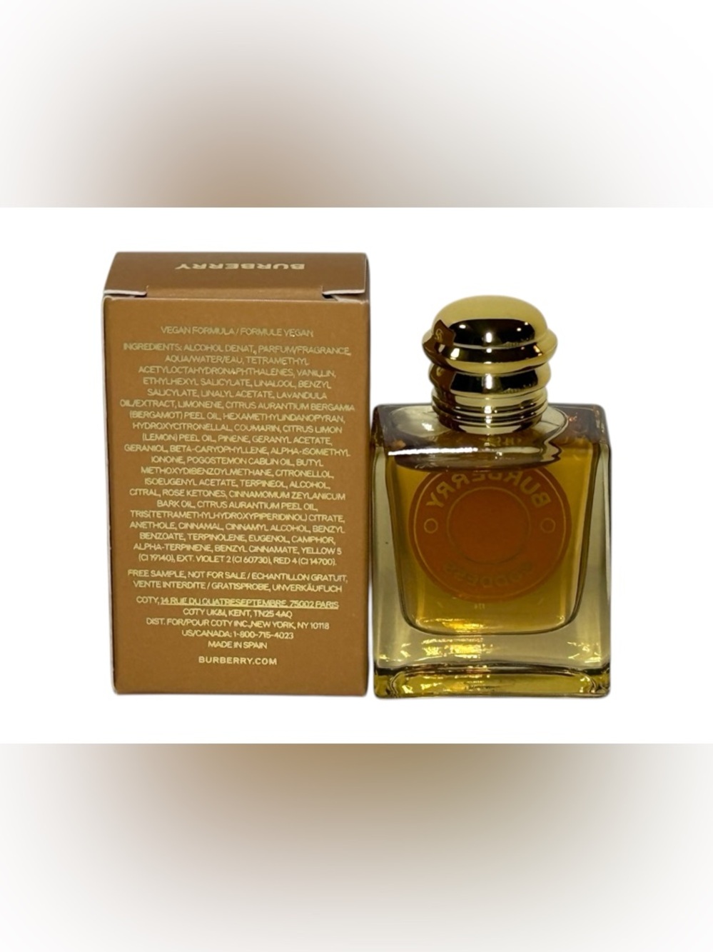 NEW 5 Pc Burberry Discovery Kit - Goddess, Goddess Intense, Hero & Storage Bag - Picture 3 of 15